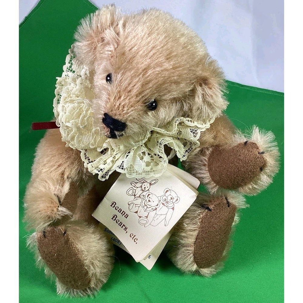 OOAK Artist Teddy Bear #29 Charter Member  ATBAG Handcrafted 8" w/ Tags Beana